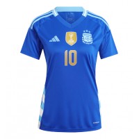 Argentina Lionel Messi #10 Replica Away Shirt Ladies Copa America 2024 Short Sleeve